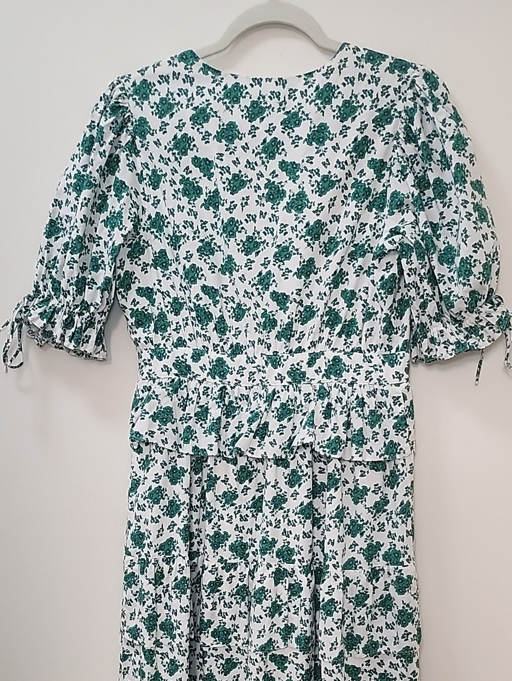 Tuckernuck Hyacinth House Irenea Midi Dress Kelly green white floral Size Small - Picture 13 of 16